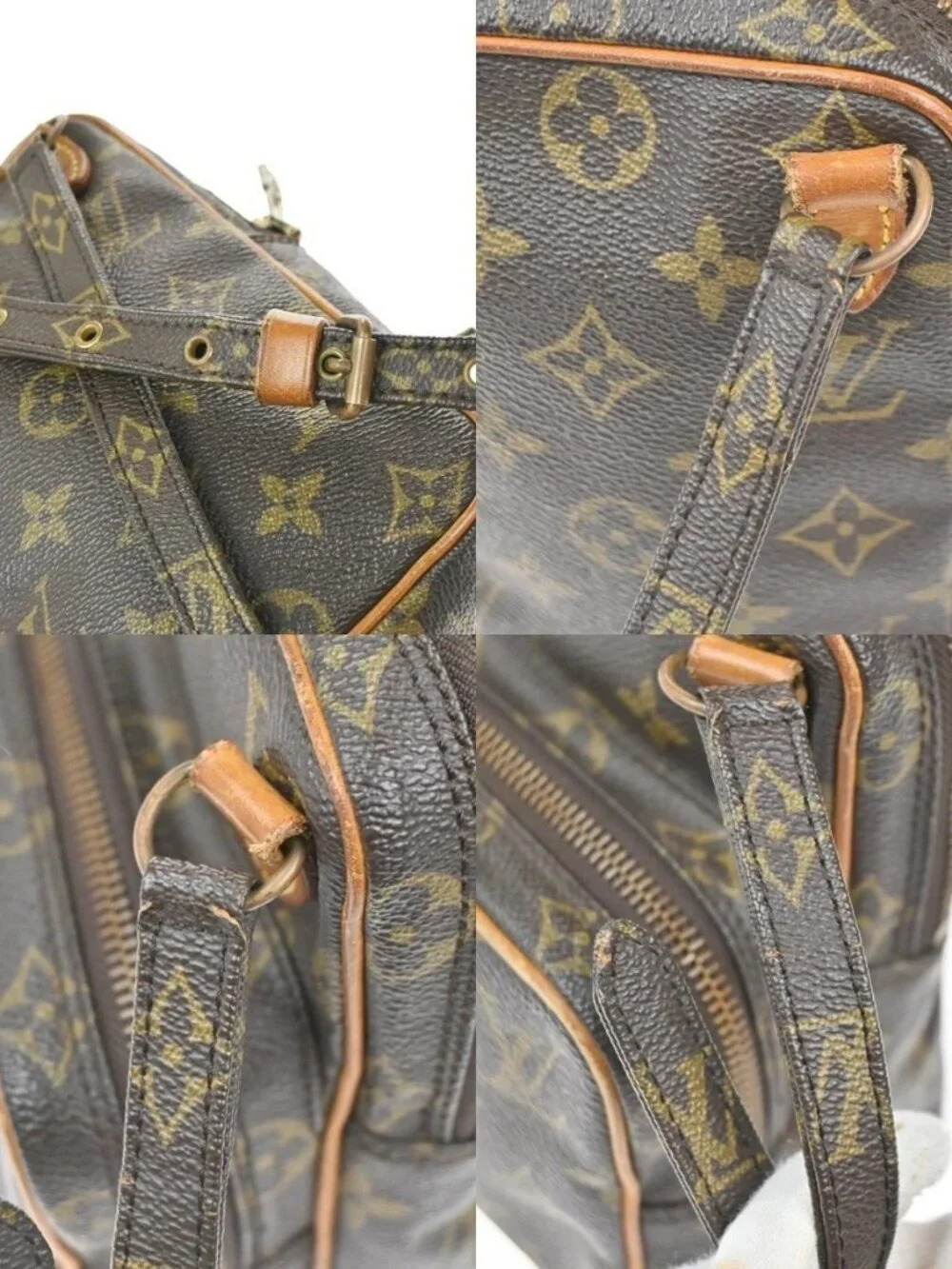 LOUIS VUITTON Mini Amazon Shoulder Bag Monogram Leather Brown M45238 32KC782